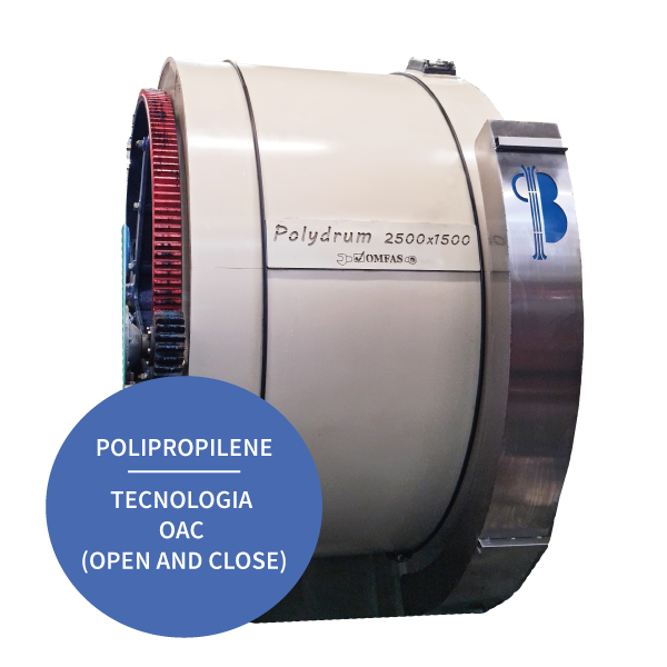 bottale conceria in polipropilene